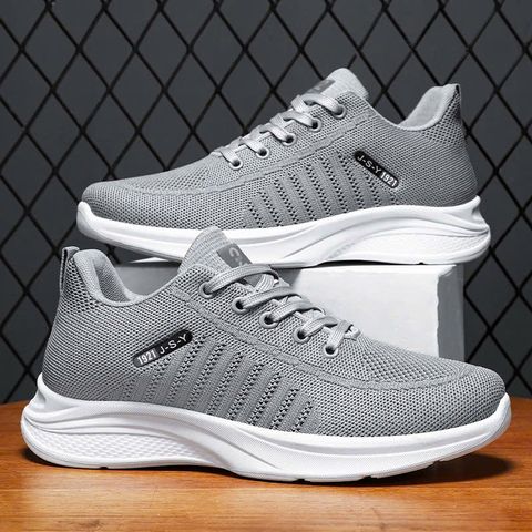 Giày Thể Thao Nam Sneaker Mã 23 Siêu Thoáng Khí - Phong Cách Thể Thao Mới, Màu Đen và Xám, Dành Cho Chạy Bộ và Học Tập