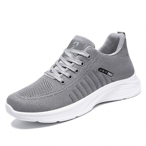 Giày Thể Thao Nam Sneaker Mã 23 Siêu Thoáng Khí - Phong Cách Thể Thao Mới, Màu Đen và Xám, Dành Cho Chạy Bộ và Học Tập