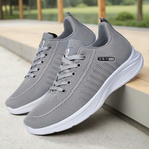 Giày Thể Thao Nam Sneaker Mã 23 Siêu Thoáng Khí - Phong Cách Thể Thao Mới, Màu Đen và Xám, Dành Cho Chạy Bộ và Học Tập
