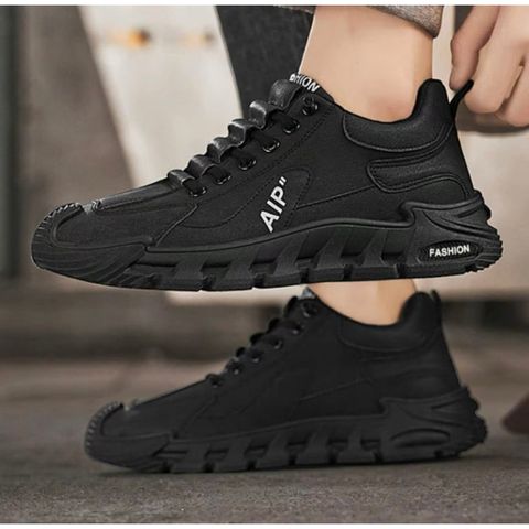 Giày Thể Thao Nam Sneaker HOT 2025 - Giày Da PU Thời Trang Cao Cấp Có 3 Màu Xám, Nâu, Đen - Dễ Phối Đồ và Năng Động