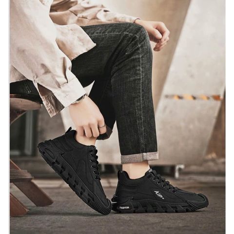 Giày Thể Thao Nam Sneaker HOT 2025 - Giày Da PU Thời Trang Cao Cấp Có 3 Màu Xám, Nâu, Đen - Dễ Phối Đồ và Năng Động