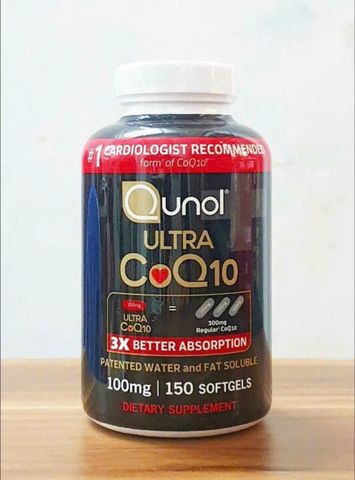 Viên Uống Bổ Tim QUNOL Ultra CoQ10 150 viên - Hỗ Trợ Sức Khỏe Tim Mạch, Ngừa Đột Quỵ, Tăng Cường Năng Lượng, Chống Oxy Hóa