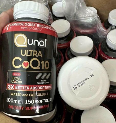 Viên Uống Bổ Tim QUNOL Ultra CoQ10 150 viên - Hỗ Trợ Sức Khỏe Tim Mạch, Ngừa Đột Quỵ, Tăng Cường Năng Lượng, Chống Oxy Hóa