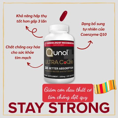 Viên Uống Bổ Tim QUNOL Ultra CoQ10 150 viên - Hỗ Trợ Sức Khỏe Tim Mạch, Ngừa Đột Quỵ, Tăng Cường Năng Lượng, Chống Oxy Hóa