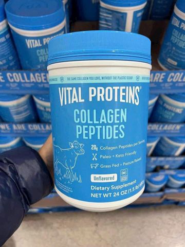 Bột Collagen Không Mùi Vital Proteins 284g - Hỗ Trợ Sức Khỏe Da, Khớp, Tóc, Móng Mạnh Mẽ Từ Mỹ