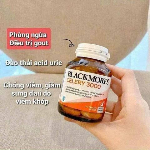 Viên Uống Blackmores Celery 3000 - Hỗ Trợ Phòng Ngừa và Điều Giải Quyết Vấn Đề Sức Khỏe, 50 Viên, Chiết Xuất Tự Nhiên