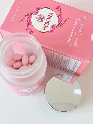 Viên Uống Hàm Hương Hebora Premium Sakura Damask Rose 60 Viên 324417