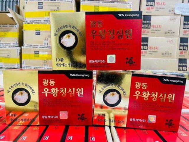 An Cung Ngưu Hoàng Hoàn Tổ Yến Hàn Quốc Kwangdong - Hộp 10 Viên Giúp Hoạt Huyết, Ổn Định Huyết Áp, Thực Phẩm Chức Năng Tốt Cho Sức Khỏe