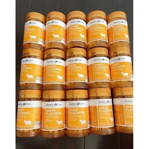 Viên Uống Nhau Thai Cừu Healthy Care 5000Mg - Thực Phẩm Chức Năng Làm Đẹp Da và Tăng Cường Sức Khỏe, 100 Viên