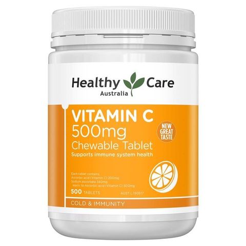 Healthy Care Vitamin C 500mg Hũ Cam 500 Viên - Thực Phẩm Bổ Sung Chính Hãng - Hũ cam
