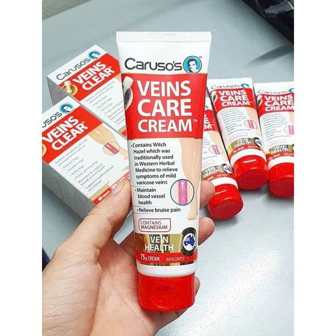 Kem Bôi Giãn Tĩnh Mạch Carusos Veins Care Cream 75G