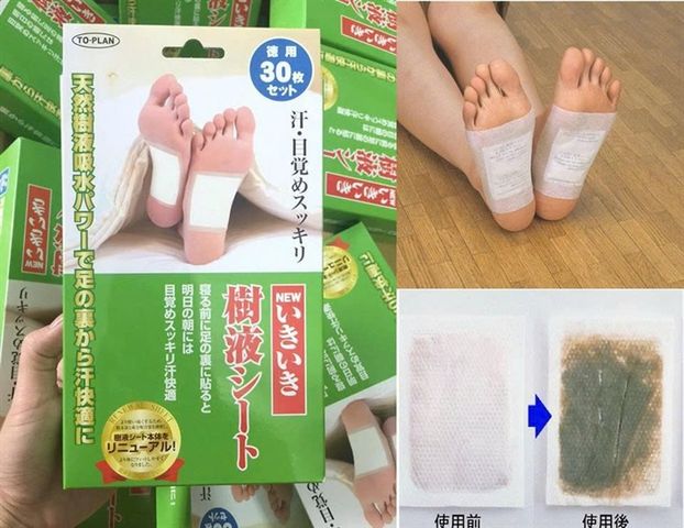 Miếng Dán Thải Độc Chân TO-PLAN 30 Miếng - Hàng Nội Địa Nhật Bản Chăm Sóc Sức Khỏe, Thanh Lọc Cơ Thể Hiệu Quả