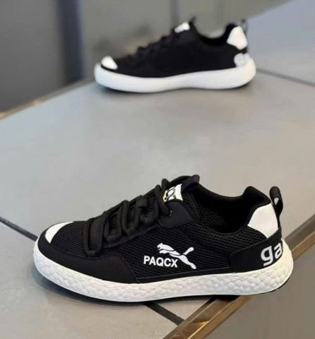 Giày Thể Thao Nam MB16 - Sneaker Thoáng Khí, Đế Êm, 3 Màu Đen, Ghi Đỏ, Trắng, Phù Hợp Đi Học, Thể Thao, Đi Chơi