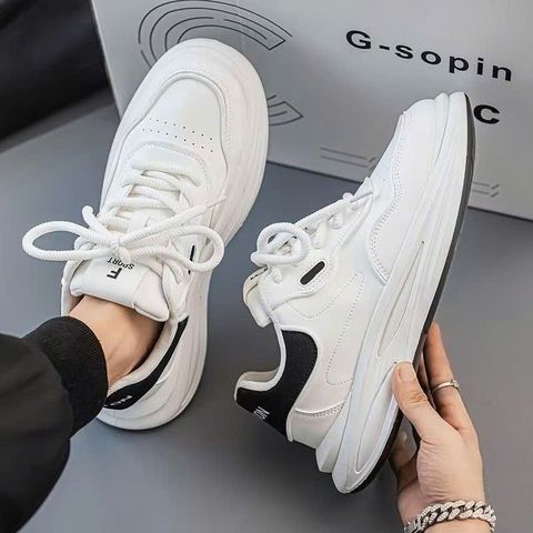 Giày Thể Thao Nam Hottren Sport Mới - Giày Đi Chơi, Chạy Bộ, Gym - Màu Trắng Đen, Trắng Nâu, Kích Thước 39-44