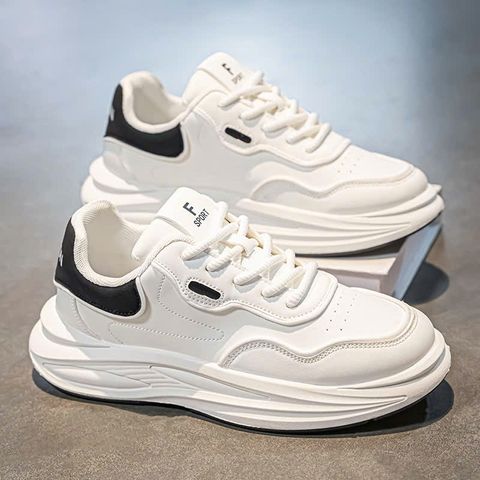 Giày Thể Thao Nam Hottren Sport Mới - Giày Đi Chơi, Chạy Bộ, Gym - Màu Trắng Đen, Trắng Nâu, Kích Thước 39-44