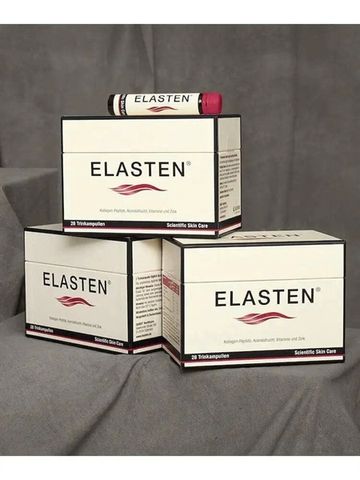Elasten Kollagen Thủy Phân - Giải Pháp Cải Thiện Độ Đàn Hồi Da, 18 Ống Dễ Dàng Sử Dụng Từ Đức