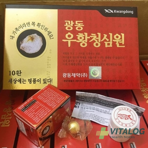 An Cung Ngưu Hoàng Hàn Quốc Kwang Dong - Hộp 10 Viên Giúp Cải Thiện Sức Khỏe và Trí Nhớ - Thực Phẩm Chức Năng Chất Lượng Cao
