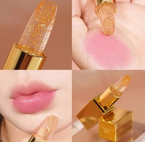 [ không hộp ] Son Dưỡng Tom Ford 24k Gold Z09 Soleil Lip Blush 3g Màu Hồng Phấn