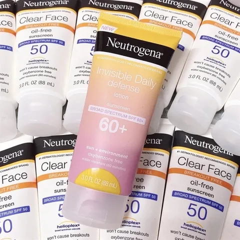 Kem Chống Nắng Neutrogena Invisible Daily Defense Lotion SPF 60 88ml - Bảo Vệ Da Chống Tia UVA/UVB, Dưỡng Ẩm Nhẹ Nhàng