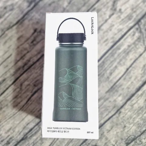 Bình Giữ Nhiệt LocknLock Riga Tumbler 897ml - Thiết Kế Độc Đáo Có Lưới Lọc Trà Inox, Đa Dạng Màu Sắc, Quà Tặng Hoàn Hảo