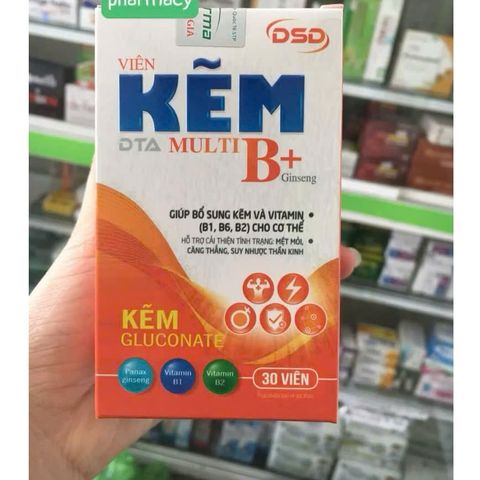 kẽm DSD mẫu mới hộp 30 viên, hỗ trợ sức khỏe (hàng date mới)