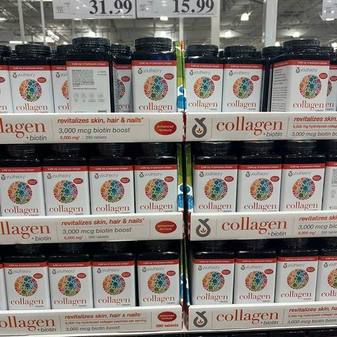 Viên uống Youtheory Collagen + Biotin USA 390 viên