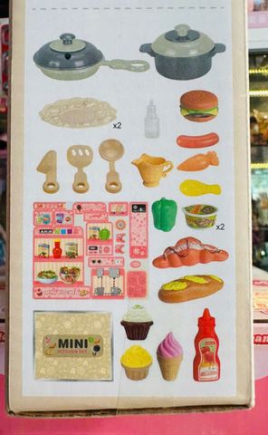 NAN QI TOYS 3959 Mini Kitchen Set Mẫu Mới 43pcs Đồ Chơi Nấu Ăn Có Hiệu Ứng Đèn Và Âm Thanh Cho Bé Chạy Bằng Pin
