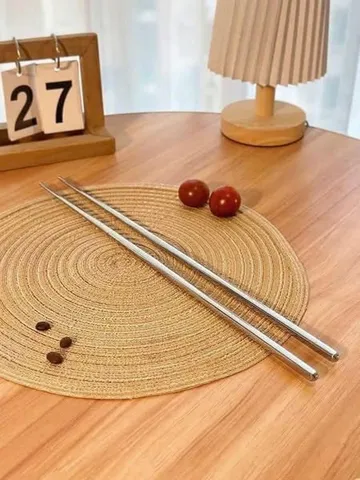 Đũa Xào Inox Chockmen Đôi - Dụng Cụ Nhà Bếp An Toàn, Bền Bỉ, Dễ Dàng Vệ Sinh, Lý Tưởng Cho Việc Nấu Nướng
