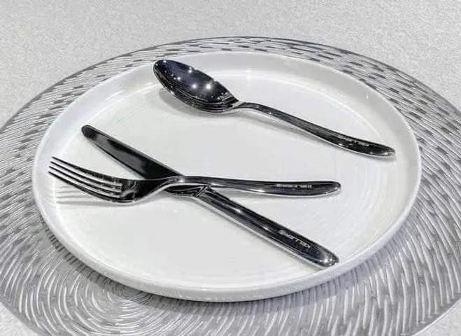 Set Đồ Dùng Bàn Ăn 24 Món Keller Hình Quả Trứng Inox - Dụng Cụ Sang Trọng Cho Bữa Tiệc Và Quà Tặng Độc Đáo
