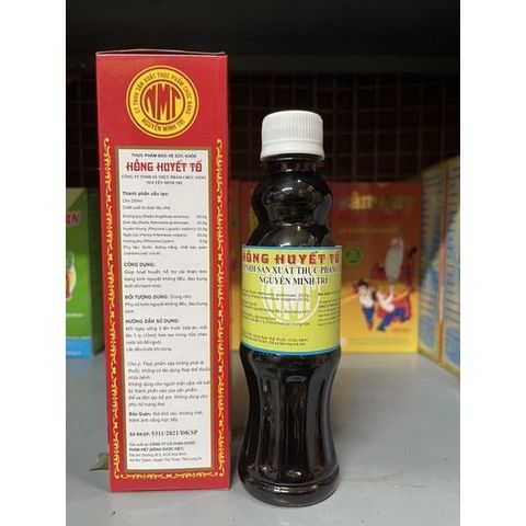 Hồng Huyết Tố 250ML - Thực Phẩm Chức Năng Giảm Đau Bụng Kinh, Điều Hòa Kinh Nguyệt Cho Nữ Giới