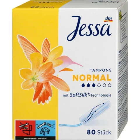 Băng Vệ Sinh Dạng Ống Jessa Tampons Normal - Tiện Lợi, An Toàn cho Ngày Đèn Đỏ, Sử Dụng Dễ Dàng