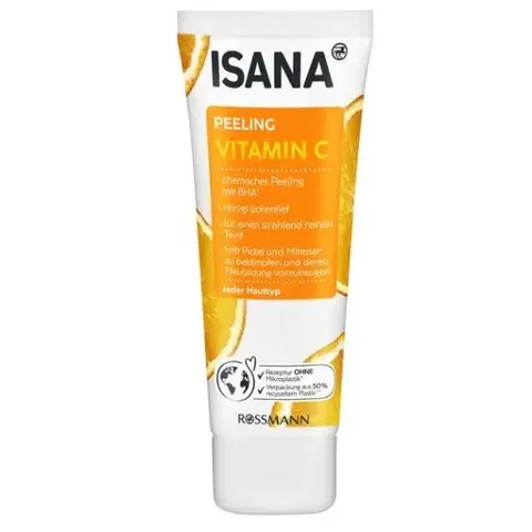 Tẩy Da Chết Isana Vitamin C - Tươi Sáng, An Toàn, Chống Oxy Hóa, Tuýp 75ml, Chăm Sóc Da Mặt Chất Lượng