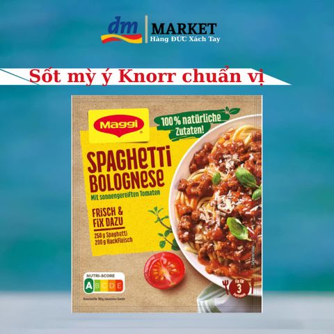 Gia vị sốt mì Ý Maggi Spaghetti Bolognese của Đức - Hương vị chuẩn, gói 36g cho 3 khẩu phần ăn, thơm ngon đúng vị