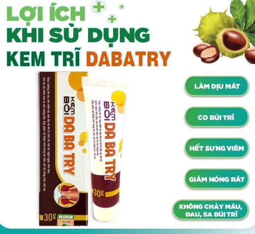 Cốm Dabatry Chính Hãng - Hỗ Trợ Cải Thiện Trĩ Nội, Trĩ Ngoại - Giải Pháp Hỗ Trợ Tiêu Hóa - Hộp 20 Gói