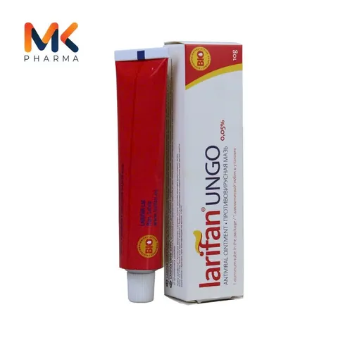 Kem bôi LARIFAN UNGO 0.05% - Giải pháp hỗ trợ sùi mào gà, mụn rộp Herpes và ngăn ngừa tái phát
