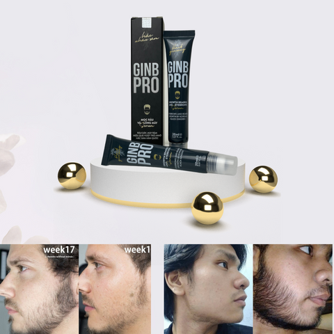 Serum GINB PRO 20ml Dưỡng Lông Mày & Râu - Hỗ Trợ Làm Đầy & Đậm Mày Râu, Sản Phẩm Chăm Sóc Da Từ Thương Hiệu ABERA