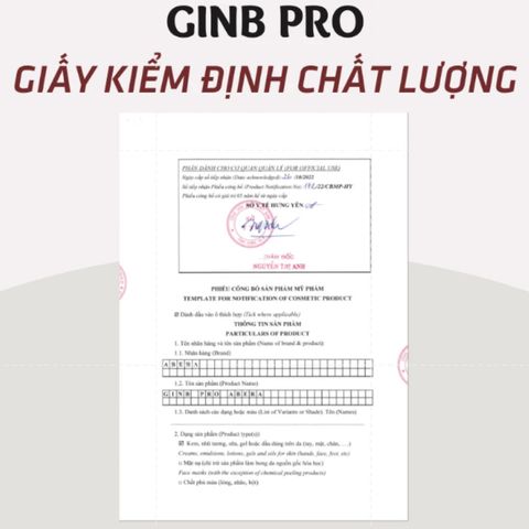 Serum GINB PRO 20ml Dưỡng Lông Mày & Râu - Hỗ Trợ Làm Đầy & Đậm Mày Râu, Sản Phẩm Chăm Sóc Da Từ Thương Hiệu ABERA