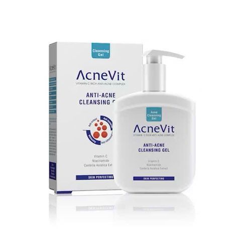 Gel Rửa Mặt ACNEVIT ANTI - ACNE Cleansing Gel Làm Sạch Da, Ngăn Ngừa Mụn Trứng Cá - 200ml
