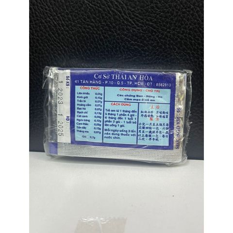Căn Cơ Tán Thái An - Thực Phẩm Chức Năng Hỗ Trợ Sức Khỏe Trẻ Em, Giảm Ho Cảm và Tăng Cường Miễn Dịch Từ Thiên Nhiên