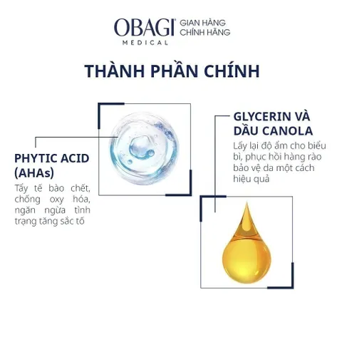 OBAGI Medical Exfoderm Forte Lotion AHA - Tinh Chất Tẩy Da Chết, Kiềm Dầu, Giảm Mụn, Mờ Thâm, Sáng Da 150ml