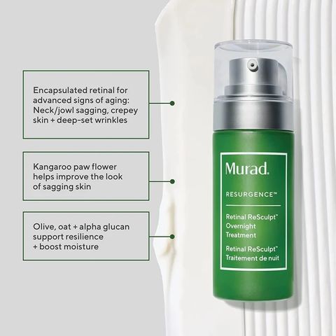 Tinh Chất Chống Lão Hóa Murad Retinal ReSculpt - Serum Tăng Độ Đàn Hồi & Săn Chắc Da, Trẻ Hóa Da Ban Đêm
