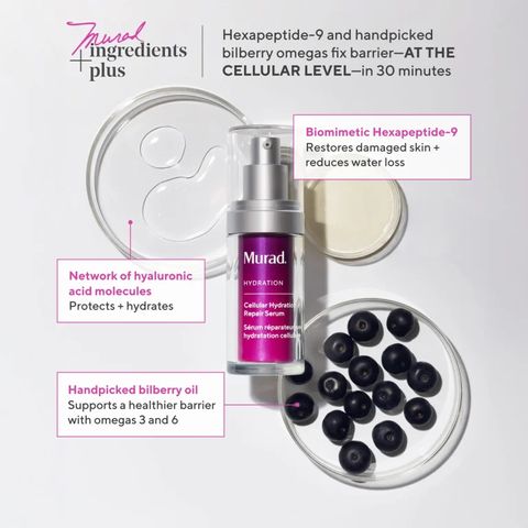 Tinh Chất Dưỡng Ẩm Murad Cellular Hydration Repair Serum 30ml - Phục Hồi, Tái Tạo Da, Làm Dịu & Nuôi Dưỡng Da Mặt
