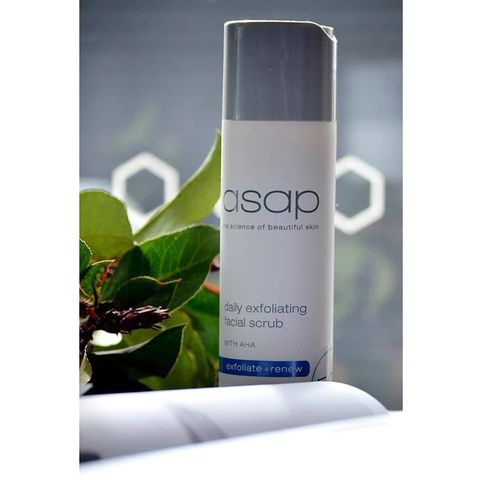 Sữa Rửa Mặt AHA Asap Tẩy Da Chết - Exfoliating Facial Scrub Sáng Da, Làm Sạch Sâu, Dịu Nhẹ, 14% AHA Cho Làn Da Khỏe Mạnh