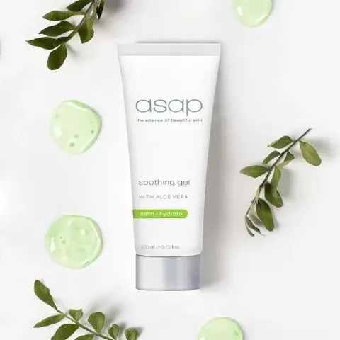 Kem Dưỡng Ẩm Asap Soothing Gel - Gel Làm Dịu Da Dầu Nhạy Cảm, Cấp Ẩm Sâu Với Chiết Xuất Lô Hội và Trà Trắng
