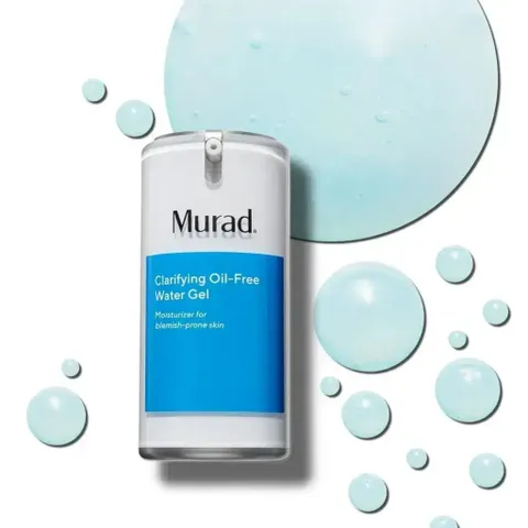 Kem Dưỡng Ẩm Murad Clarifying Water Gel 60ml - Phục Hồi Da Dầu, Căng Bóng, Chống Mụn, Dành Cho Da Nhờn
