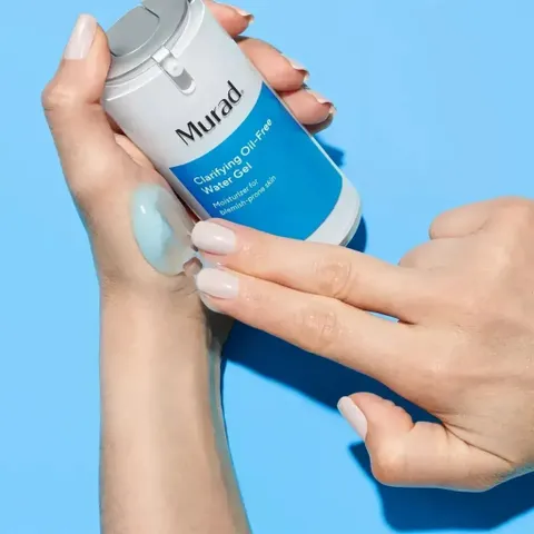 Kem Dưỡng Ẩm Murad Clarifying Water Gel 60ml - Phục Hồi Da Dầu, Căng Bóng, Chống Mụn, Dành Cho Da Nhờn