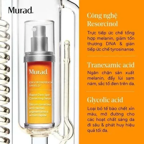 Tinh Chất Murad Rapid Dark Spot Correcting - Giảm Thâm Sạm, Làm Sáng Da, Ngăn Ngừa Đốm Nâu, Chăm Sóc Da Mặt