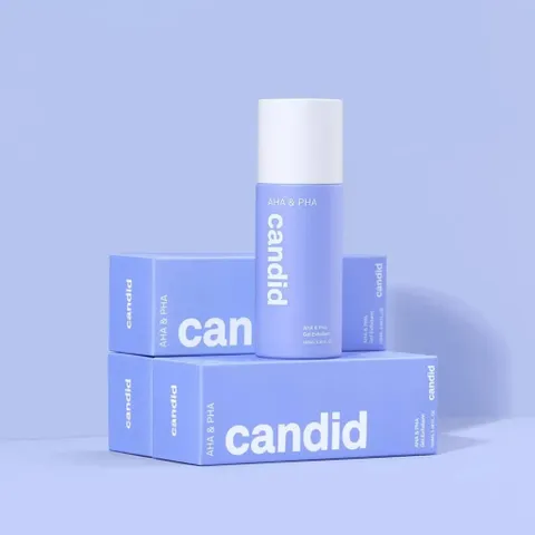 CANDID AHA & PHA Gel Exfoliant Tẩy Tế Bào Chết Làm Sáng Mịn Da, Cân Bằng Da, Thông Thoáng Lỗ Chân Lông - Dưỡng Ẩm Sâu Chăm Sóc Da Mặt