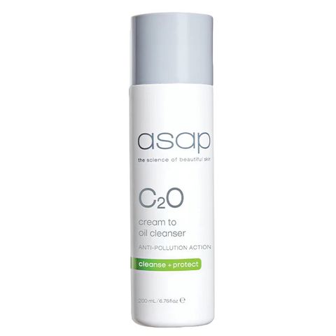 Sữa Rửa Mặt Asap C2O Cream To Oil - Dưỡng Ẩm, Làm Sạch Sâu, Dịu Nhẹ, Loại Bỏ Trang Điểm, Sáng Da, Cho Làn Da Khỏe Mạnh
