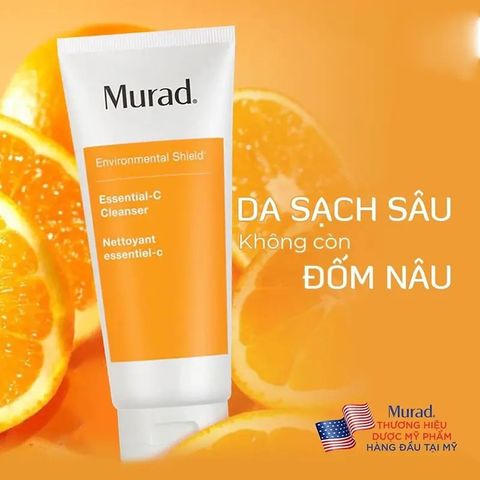 Sữa Rửa Mặt Murad Essential C - Vitamin C Phục Hồi, Làm Sạch Sâu, Chống Oxy Hóa, Làm Sáng Da, Mờ Thâm